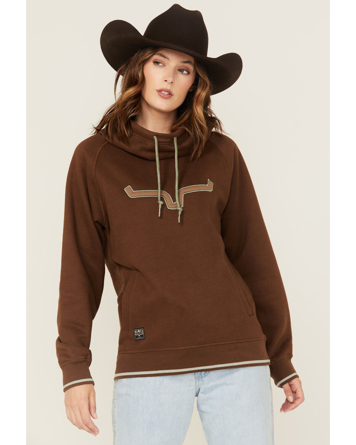 Image #1 - Kimes Ranch Women's Logo Scoop Hoodie, , hi-res