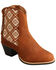 Twisted X Women's Southwestern Printed Western Booties - Round Toe , Brown, hi-res
