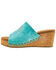 Image #3 - Corky's Women's Saddle Up Wedge Sandals, Turquoise, hi-res