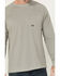 Image #3 - Ariat Men's Rebar Heat Fighter Long Sleeve Work Shirt, Dark Grey, hi-res