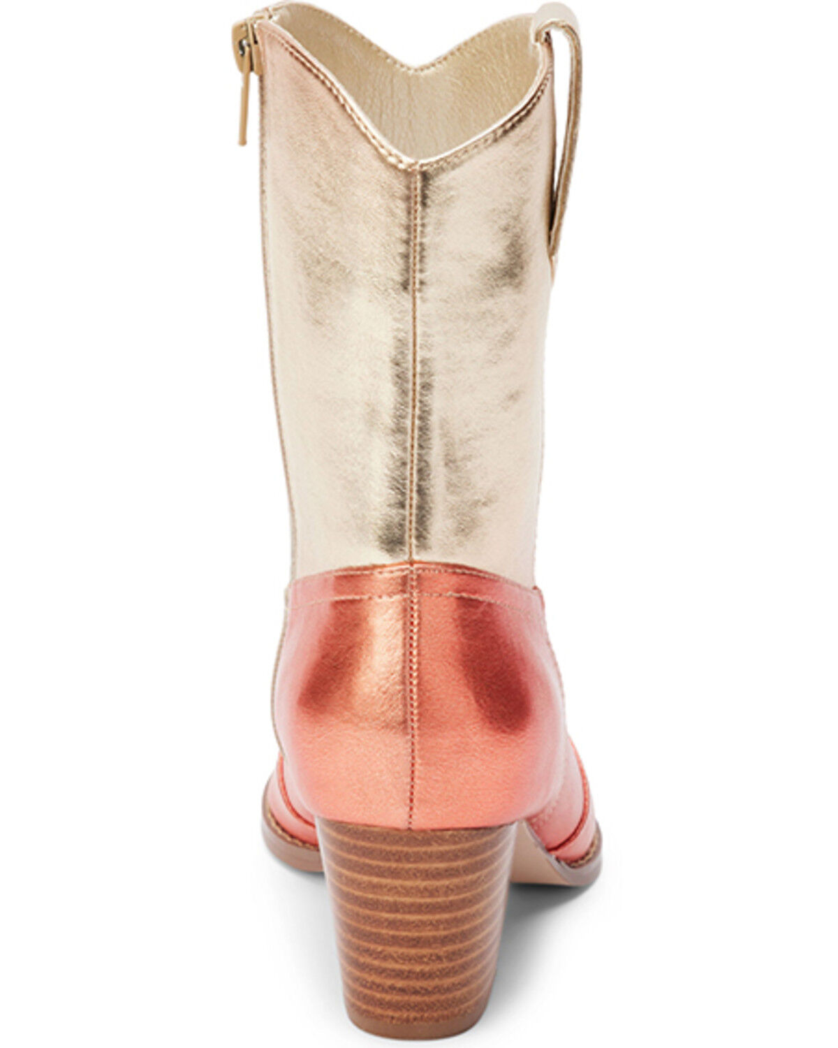 Image #5 - Coconuts by Matisse Women's Bambi Fashion Booties - Round Toe, Gold, hi-res