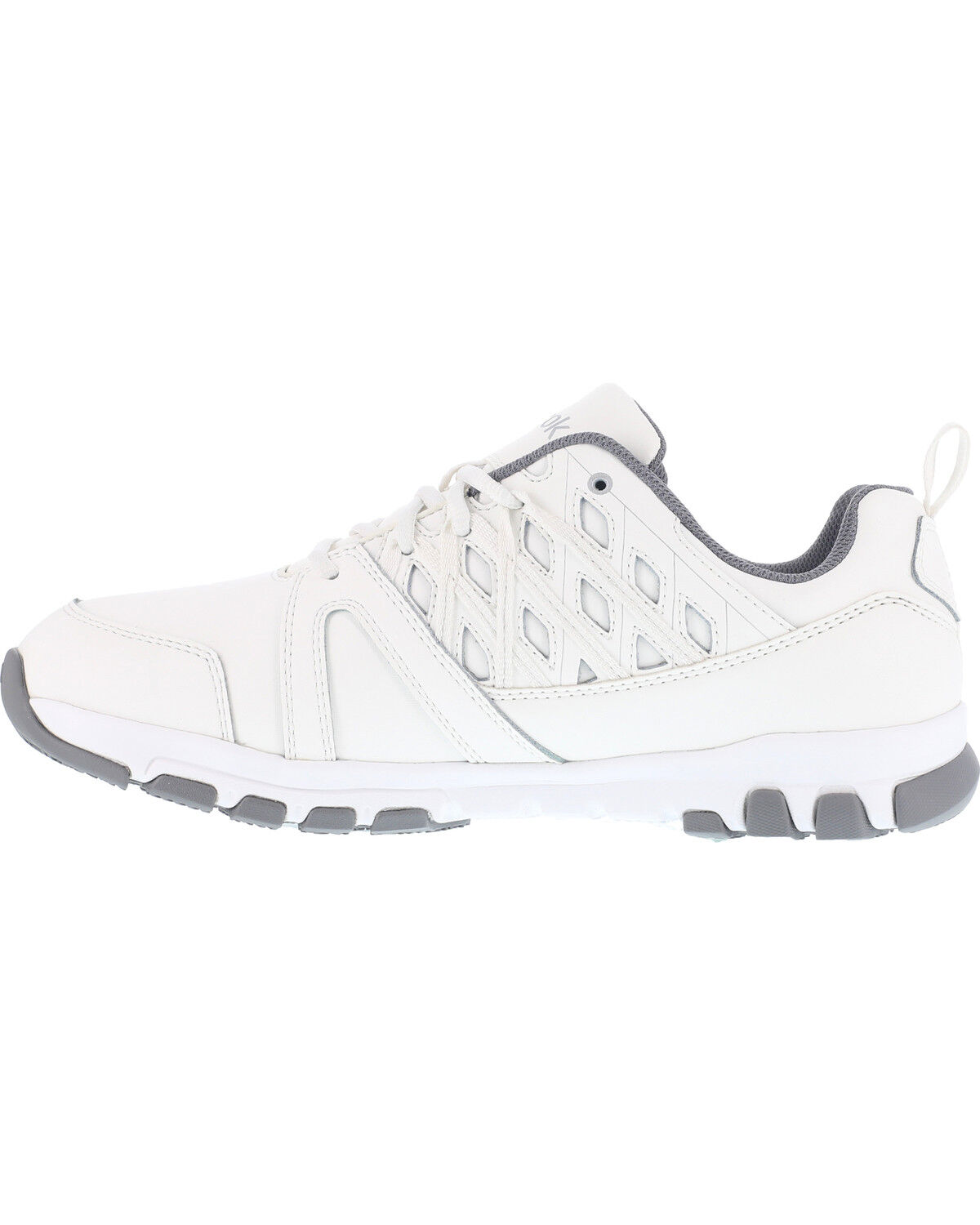 Image #4 - Reebok Men's Sublite Athletic Oxford Work Shoes - Soft Toe, White, hi-res