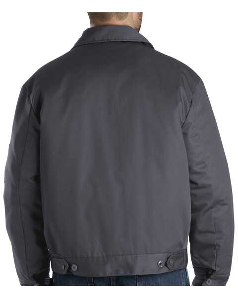 Image #2 - Dickies  Men's Insulated Eisenhower Work Jacket, Charcoal Grey, hi-res