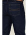 Image #4 - Blue Ranchwear Men's Bucking Horse Dark Wash Rigid Slim Straight Jeans, Dark Wash, hi-res