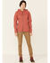 Image #2 - Ariat Women's Marsala Attain Thermal Zip-Front Hoodie, Burgundy, hi-res