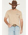Image #1 - Pendleton Men's Western Heavyweight Short Sleeve Graphic T-Shirt, Cream, hi-res