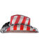 Image #4 - Cody James Justice Straw Cowboy Hat, Red/white/blue, hi-res