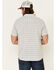 Image #4 - North River Men's Horizontal Stripe Short Sleeve Button Down Western Shirt , Natural, hi-res