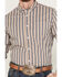 Image #3 - Cody James Men's Hayfield Plaid Print Long Sleeve Button Down Stretch Western Shirt - Tall, Oatmeal, hi-res