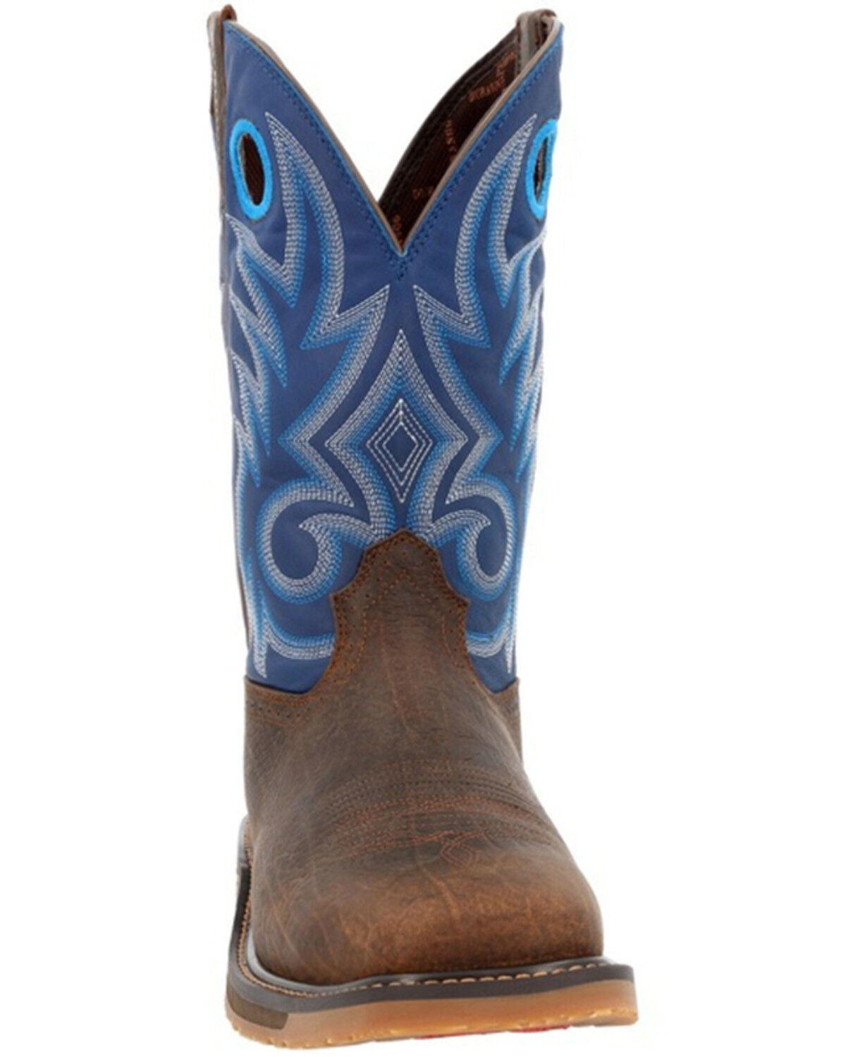 Image #4 - Durango Men's Workhorse Soft Pull On Western Work Boots - Square Toe, , hi-res