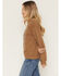 Image #2 - Shyanne Women's Never Waste Good Whiskey Crew Neck Sweatshirt, Coffee, hi-res