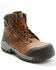 Image #1 - Keen Men's 6" Evanston Waterproof Work Boots - Carbon Toe, Black, hi-res