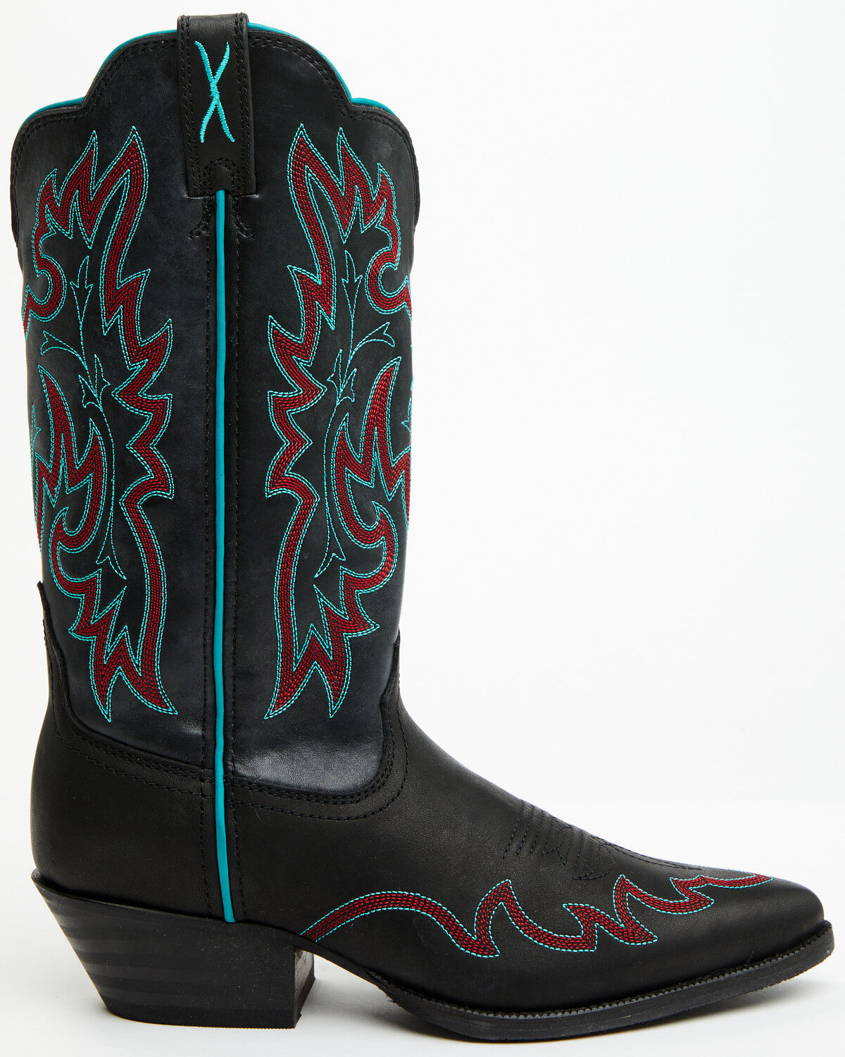 Image #2 - Twisted X Women's 12" Western Boots - Snip Toe, Black, hi-res