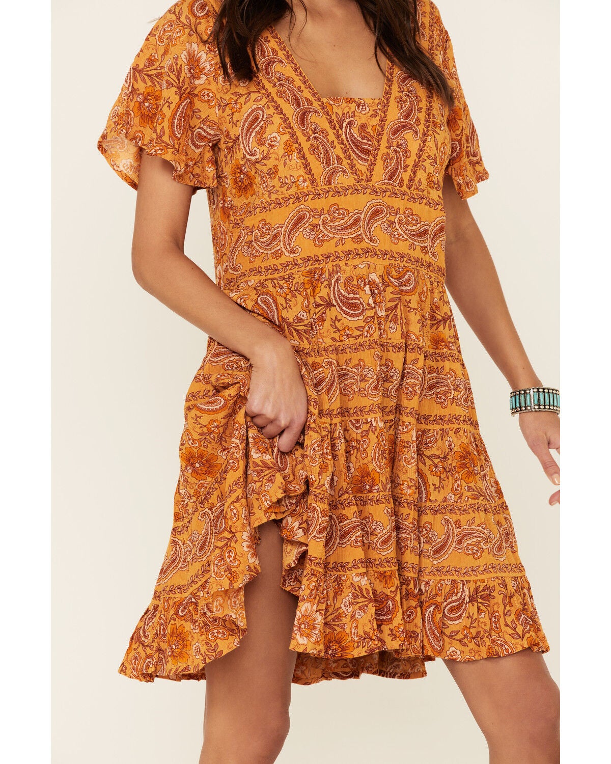 Image #3 - Patrons of Peace Women's Border Print Toluca Dress, , hi-res