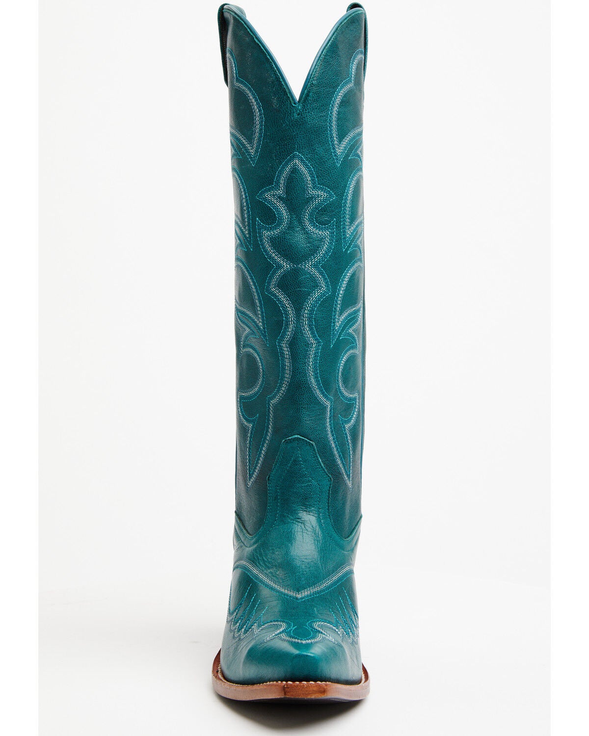 Image #4 - Shyanne Women's High Desert Tall Western Boots - Snip Toe, Teal, hi-res
