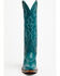 Image #4 - Shyanne Women's High Desert Tall Western Boots - Snip Toe, Teal, hi-res