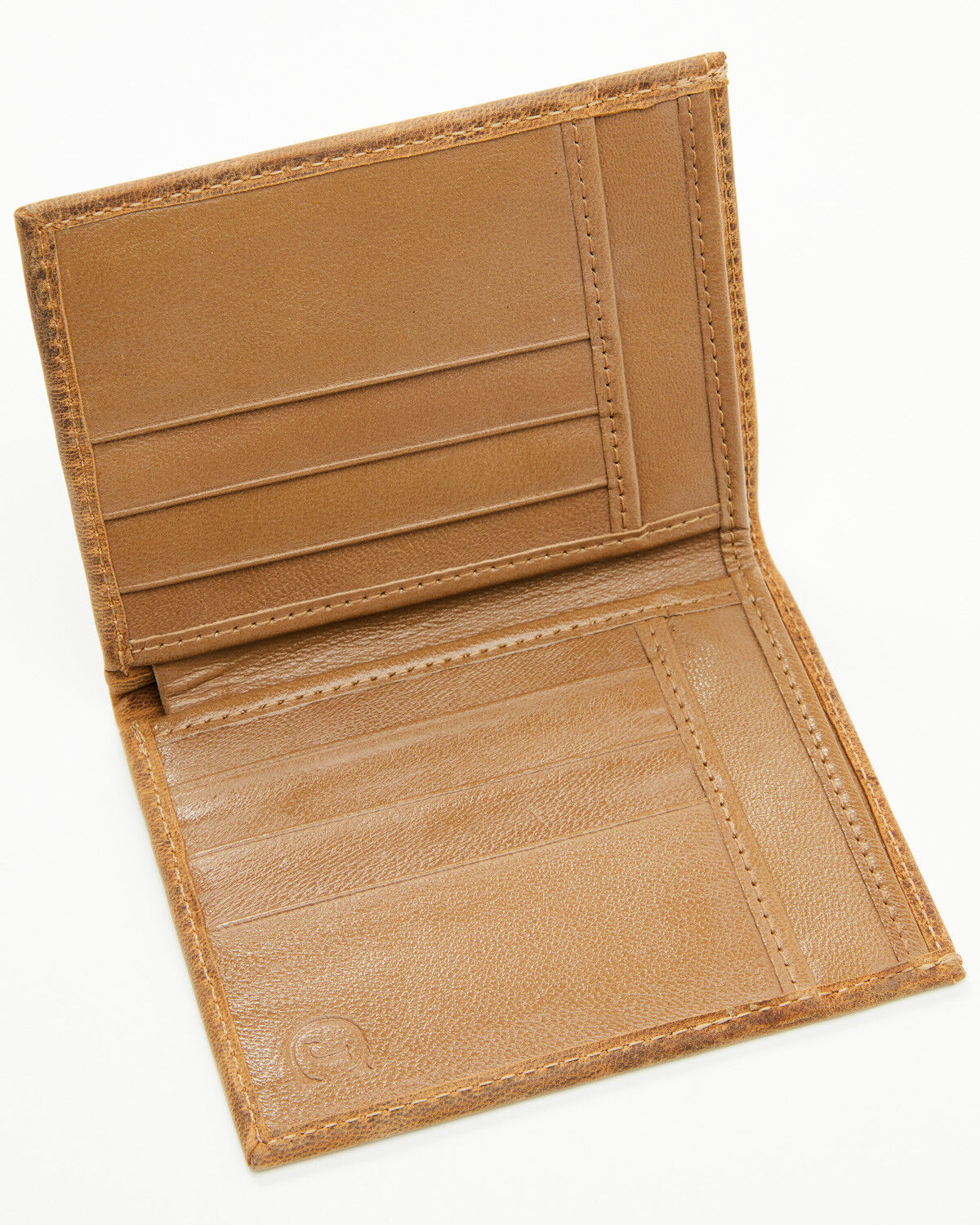 Image #2 - Cody James Black 1978® Men's Chapman Smooth Leather Bifold Wallet, Distressed Brown, hi-res