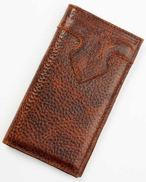 Cody James Men's Leather Rodeo Wallet, Brown, hi-res