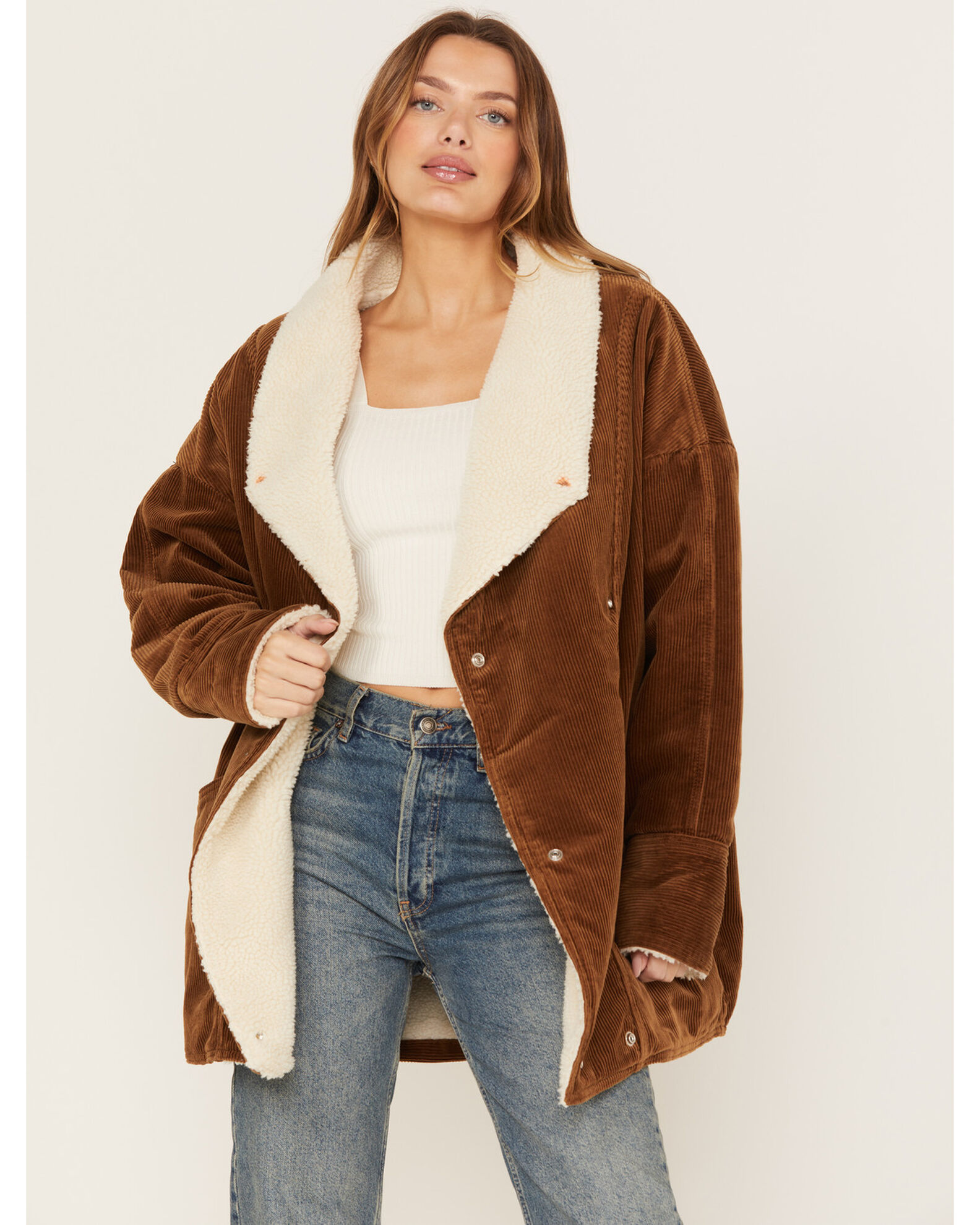 Corduroy ranch jacket on sale