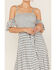 Image #3 - Band of the Free Women's Prism Geo Print Off Shoulder Smocked Wrap Midi Dress, Blue, hi-res