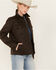 Image #2 - Shyanne Women's Quilted Faux Oil Skin Jacket, Medium Brown, hi-res
