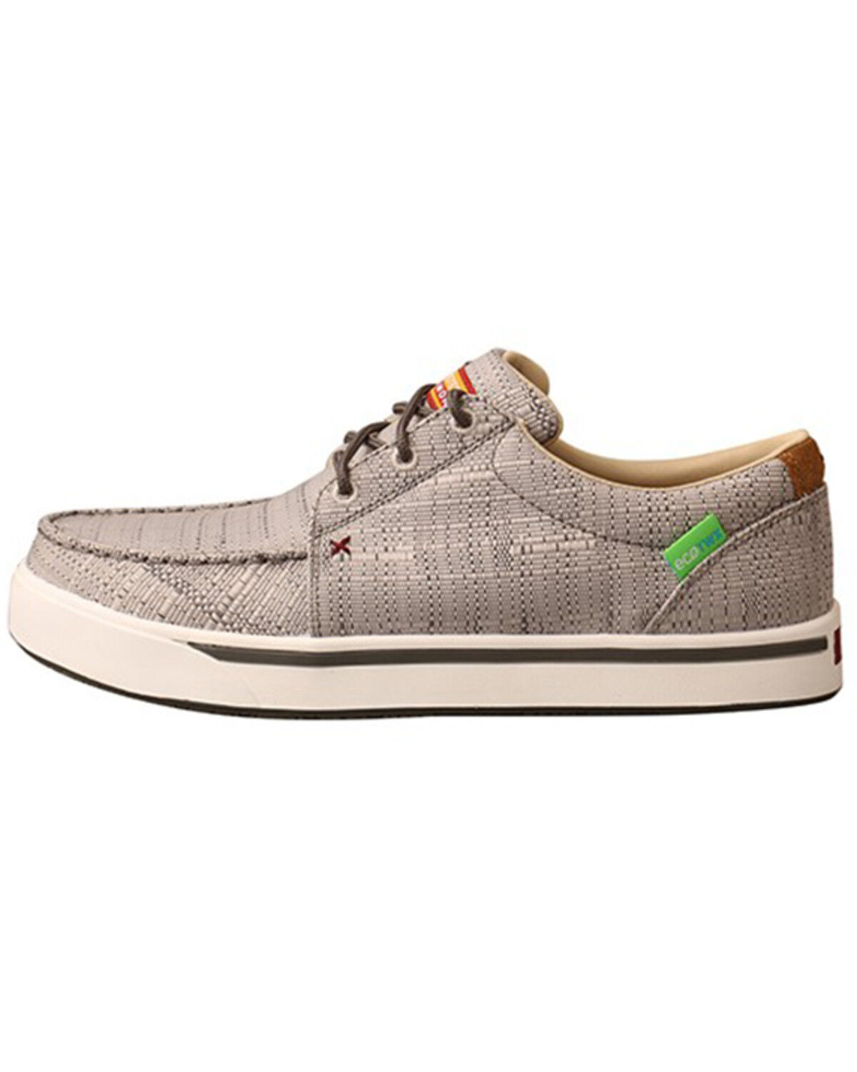 Image #3 - Twisted X Men's Kicks Work Shoes - Nano Composite Toe, Light Grey, hi-res