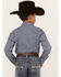 Image #4 - Cody James Boys' Apollo Striped Long Sleeve Western Snap Shirt, Navy, hi-res