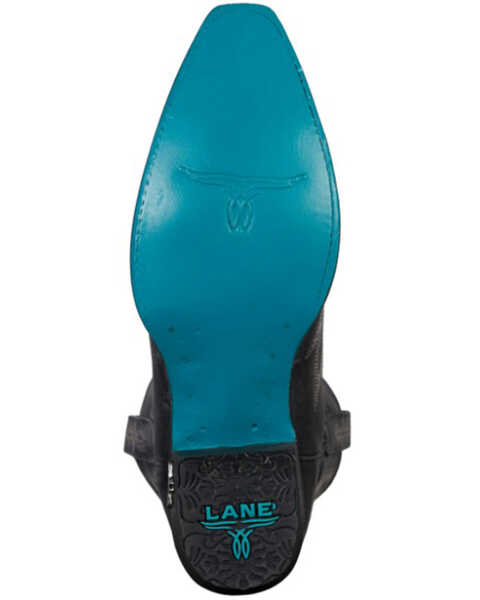 Image #7 - Lane Women's Lexington Western Booties - Snip Toe, Black, hi-res
