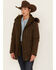 Image #1 - Columbia Women's Payton Faux Fur Interchange Omni-Tech Jacket, Olive, hi-res