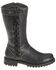 Image #2 - Harley Davidson Women's Melia Moto Boots - Round Toe, Black, hi-res