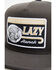 Image #2 - Lazy J Ranchwear Men's Dominate Ball Cap, Grey, hi-res