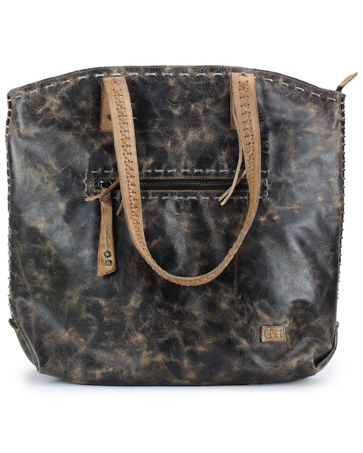 Image #1 - Bed Stu Women's Barra II Tote Bag, Black, hi-res