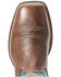 Image #3 - Ariat Men's Round Pen Saddle Western Performance Boots - Broad Square Toe, , hi-res
