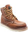 Image #1 - Ad Tec Men's Brown Lace-Up Moc Work Boots - Soft Toe, Brown, hi-res