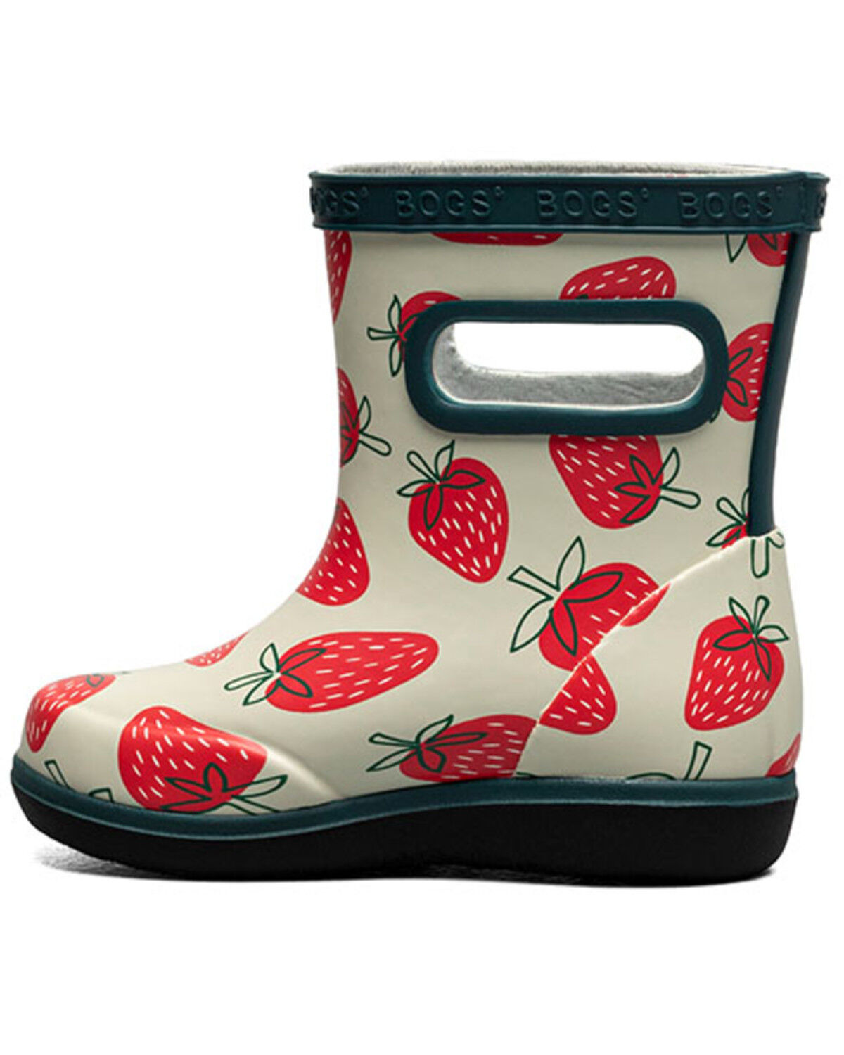Image #3 - Bogs Toddler Girls' Skipper II Strawberries Rainboots, Multi, hi-res