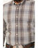Image #3 - Cody James Men's Fiesta Plaid Print Long Sleeve Button-Down Western Shirt, White, hi-res