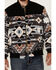 Image #3 - Hooey Men's Southwestern Print Sherpa Bomber Jacket, Black, hi-res