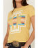 Pendleton Women's Hood River Harding Graphic Tee, Tan, hi-res