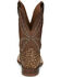 Image #4 - Tony Lama Men's Bowie Western Boots - Broad Square Toe, Brown, hi-res