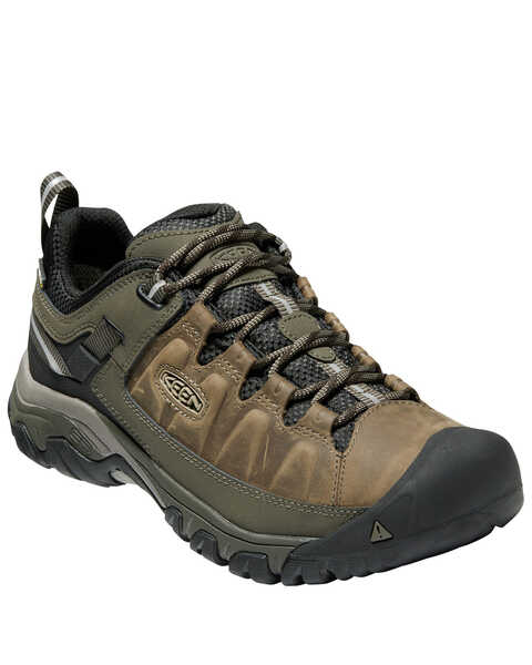 Image #1 - Keen Men's Targhee III Waterproof Hiking Boots - Soft Toe, Brown, hi-res