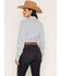 Image #4 - Cinch Women's ARENAFLEX&reg; Solid Long Sleeve Button-Down Stretch Western Shirt, Light Blue, hi-res