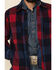Image #4 - Pendleton Men's Navy Heston Button-Front Wool Shirt Jacket, , hi-res
