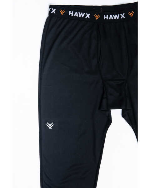 Image #3 - Hawx Men's Mid-Weight Base Layer Thermal Work Pants , Black, hi-res