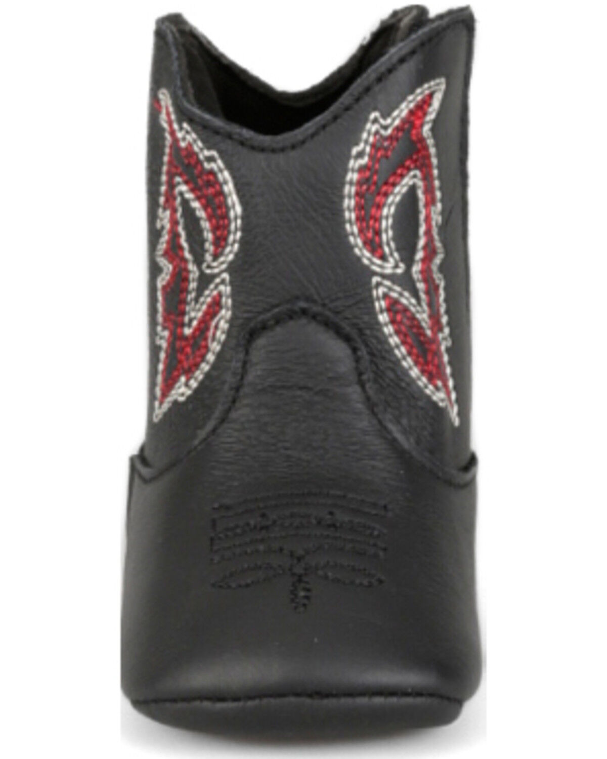 Image #4 - Justin Infant Boys' Baby Canter Western Boots - Broad Square Toe, Black, hi-res