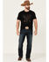 Cody James Men's Crossways Graphic Short Sleeve T-Shirt - Black, Black, hi-res