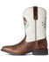 Image #2 - Ariat Men's Sport Orgullo Mexicano Western Performance Boots - Broad Square Toe, Brown, hi-res