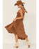 Image #5 - Scully Women's Long Spaghetti Strap Dress, Copper, hi-res