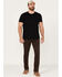 Image #1 - Brothers and Sons Men's Java Wash Stretch Slim Straight Jeans , Brown, hi-res