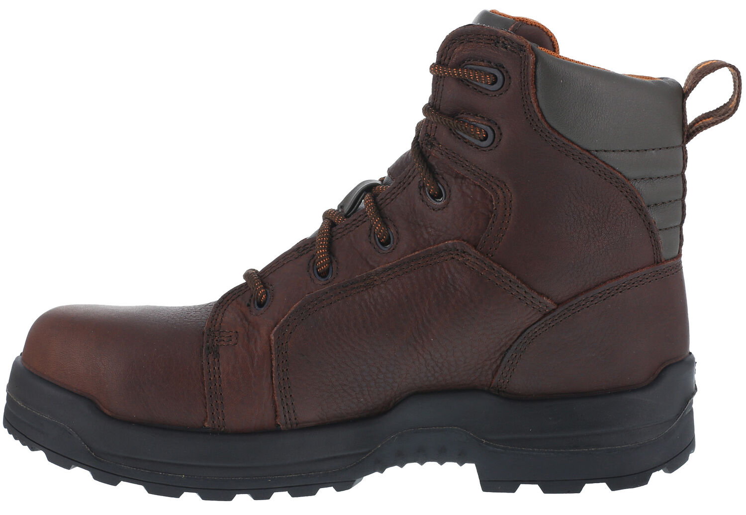 Image #4 - Rockport Men's More Energy Brown 6" Lace-Up Work Boots - Composite Toe, Brown, hi-res