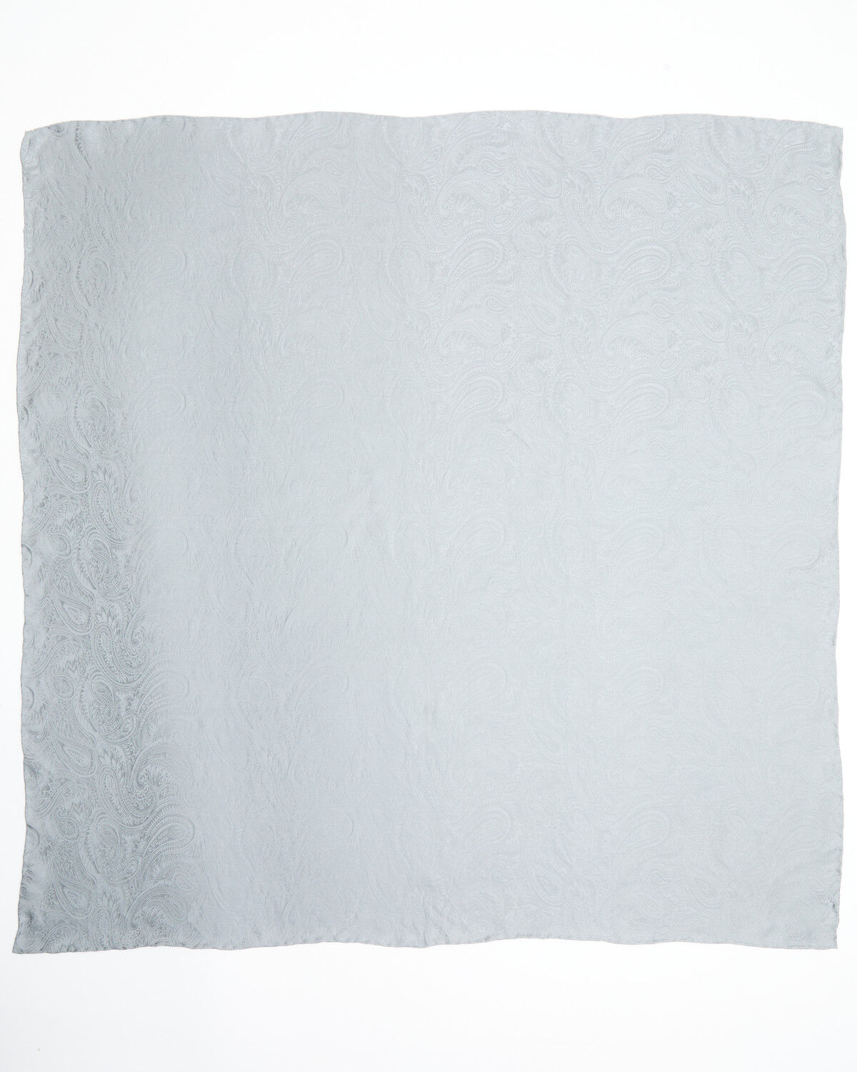 Image #3 - Cody James Men's Gray Silk Jacquard Wild Rag Scarf, Grey, hi-res